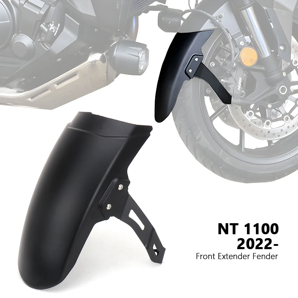 

Motorcycle Accessories For Honda NT 1100 NT1100 Black Mudguards Plastic Front Fender Kit Nt1100 2022 2023 2024