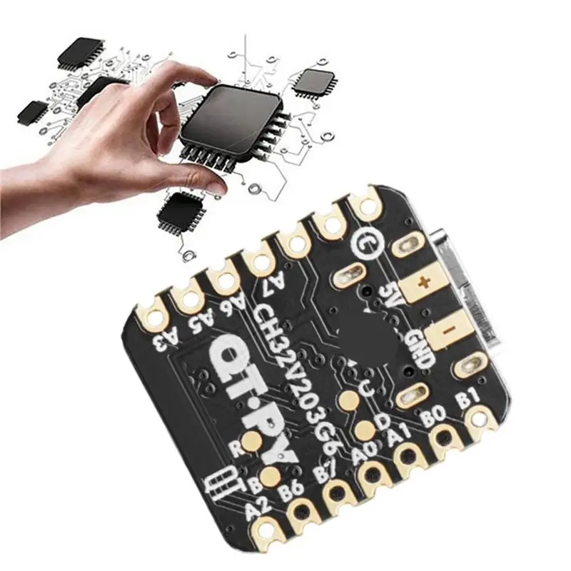 B03B-CH32V203 Type-C Development Board For Adafruit 5996 STEMMA QT/Qwiic Support