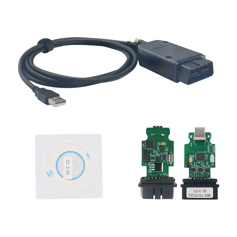 VCDS 26.3 V25.3 HEX V2 OBD2 Diagnostic Cable English-Language VAG Scanner Tool For VAG HEX V2 For VW Skoda Car-T61C