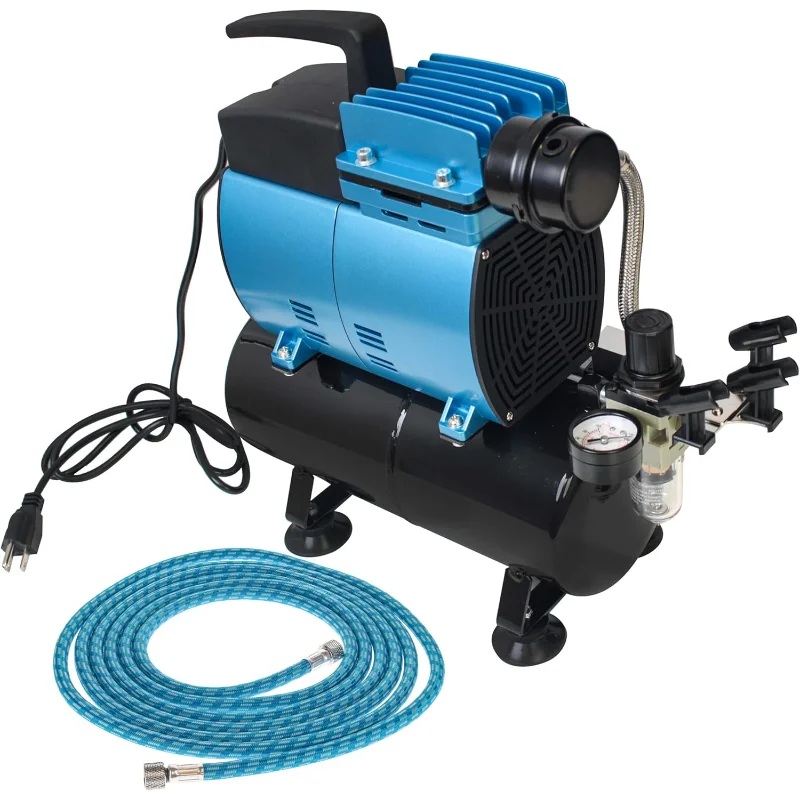 

Master Airbrush Super Powerful 3/5 HP Air Compressor with Extra-Large Storage Tank, Model TC-600 - Professional High-Performance