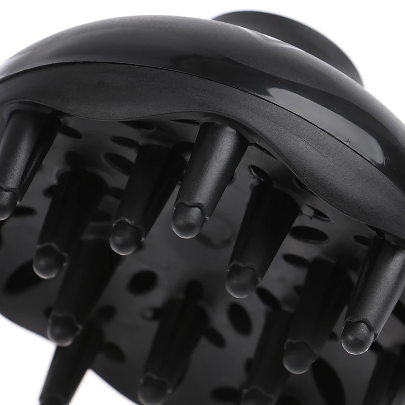 1pc Hair Diffuser Professional Hair Styling Curl Dryer Diffuser Universal Hairdressing Blower Styling Salon Curly Tool Black gallery 1