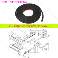 For F07 F34 F31 E91 E61 F11 G31 G11 G12 E84 E83 F25 E53 E70 F15 F85 BMW 3/5/7/X1/X3/X5 Series Sunroof Seal Lenght 54107430946