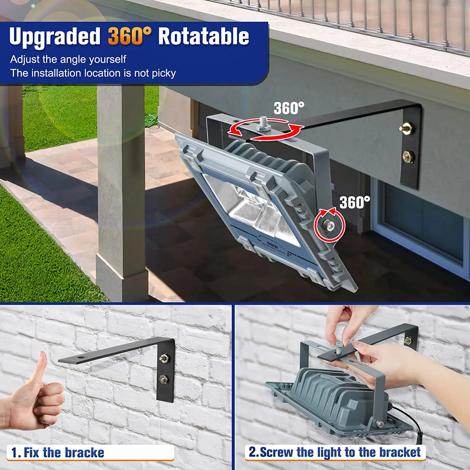 IP67 Waterproof Outdoor Security Lights 60w Dusk to Dawn Led Solar Flood Light With Remote Control