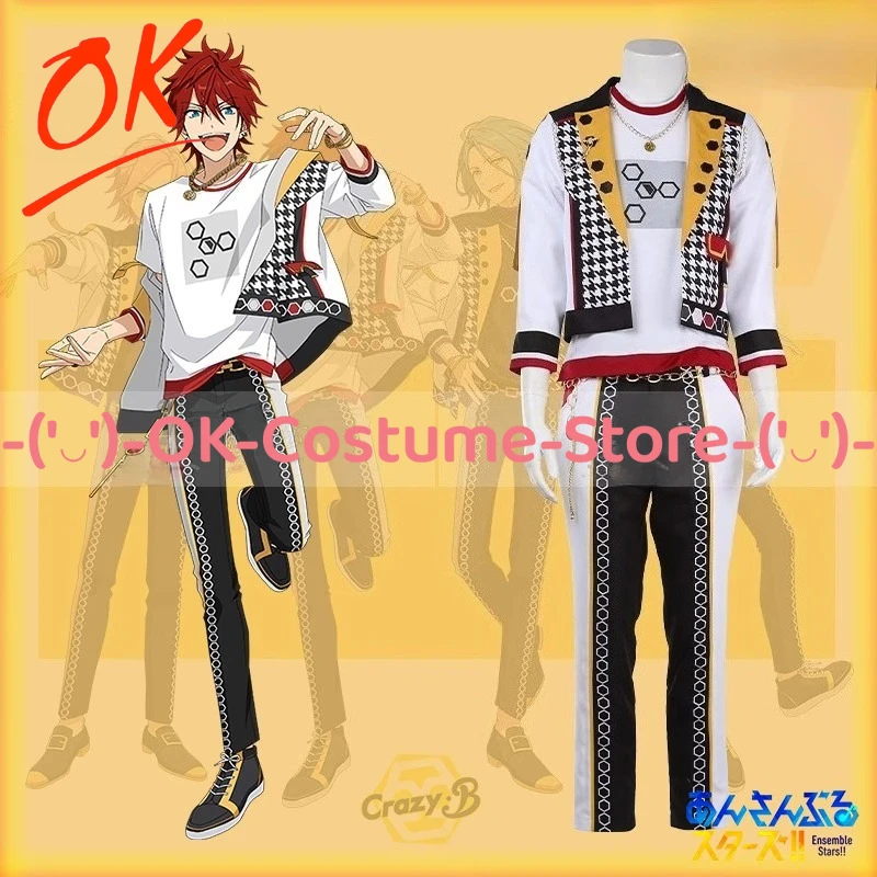 

[Индивидуальный размер] ансамбль звезд CrazyB Rinne Amagi HiMERU Kohaku Oukawa Niki Shiina косплей костюм игровой персонаж праздничный наряд