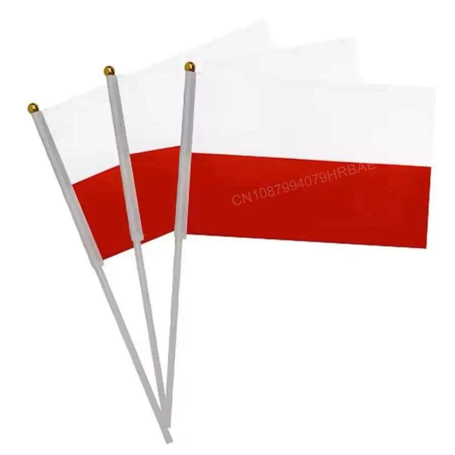 PL Oscam flags Europe Poland 4k flag europa polska Indoor Outdoor European flag Polska 8 stabilne 14cm*21 Polska Clines