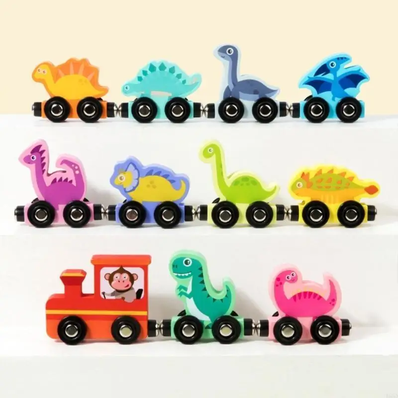 

Dinosaur Theme Train Set Educational Toy For Early Learning And Hand Eye Coordination For Children E65D