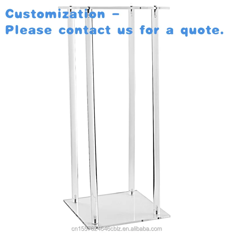 custom.ZM002 Elegant 235 Modern Acrylic Flower Stand - Wedding Table Centerpiece Stylish Event Decor