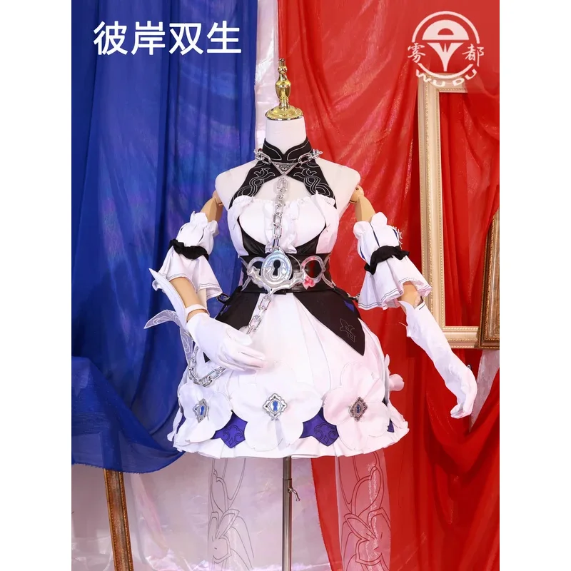 Honkai Impact 3 Seele Vollerei 코스프레 CP 흑백 정장 데일리 스커트 유니폼 Comic Con Party Stygian Nymph Costumea;k6;8',