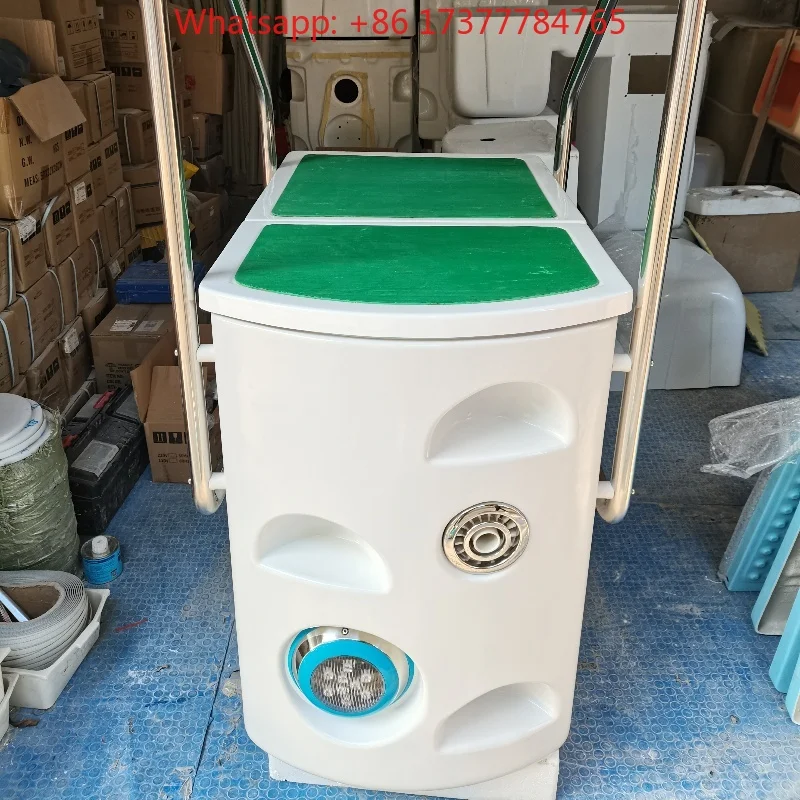 1.5HP 2HP 3HP Fiberglass Pipeless Filter Tank Easy Install Wall Mounted Above Ground Pool Equipment