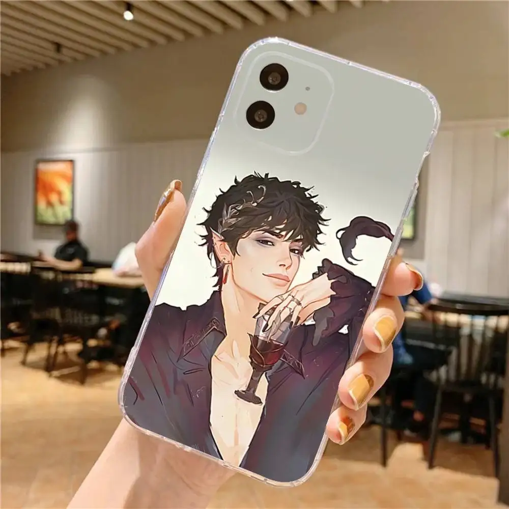 حافظة هاتف Cruel Prince Jude Cardan لهاتف iPhone 17,16,15,14,13,12,11 Pro,Max,Plus,X,XS,XR,SE4,E غطاء ناعم شفاف صغير #3