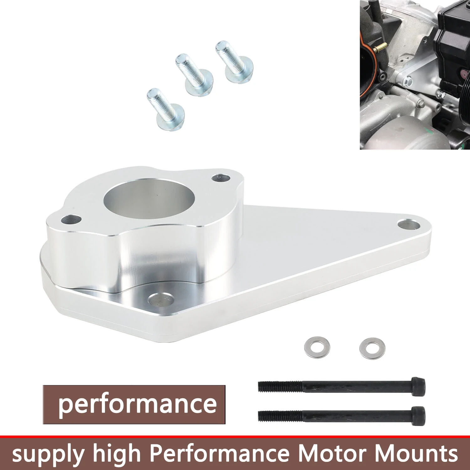 

Billet high performance Power Steering Pump Bracket Kit For 98-02 Chevy Camaro LS1 5.7L V8 1259885