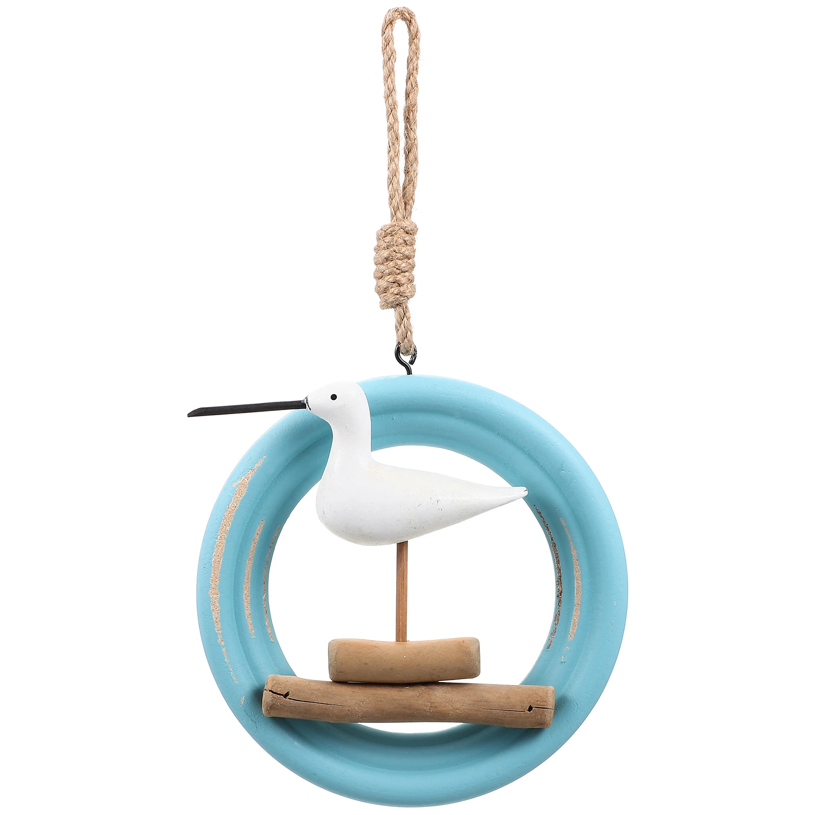 

Seabird Decoration Pendant Nautical Ocean Wall Hanging Marine Seagull Ornament Home Office Store Decorative Wood Craft Sturdy