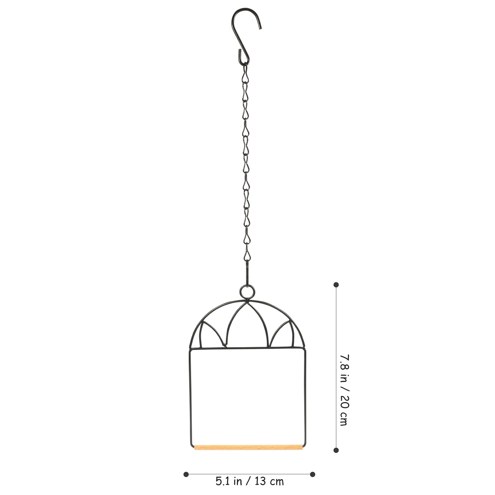 

3 Sets Portable Perch Stand Metal Frame Hummingbird Swing Bird Training Rack Parrot Safe For Bird Cage Tree Hanging