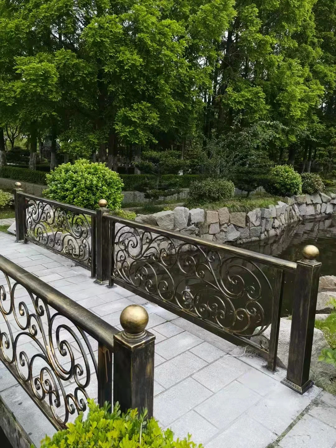 

Wrought Iron Railings Manufacturers China Villa Balcony Balustrades Staircase Design