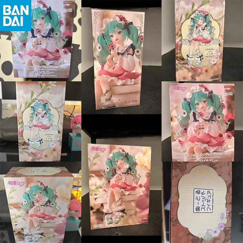 

В наличии Оригинальный Bandai Namco Banpresto Furyu Hatsune Miku Noodle Stopper Flower Fairy ПВХ 14 см Рисунок Аниме Модель Игрушки