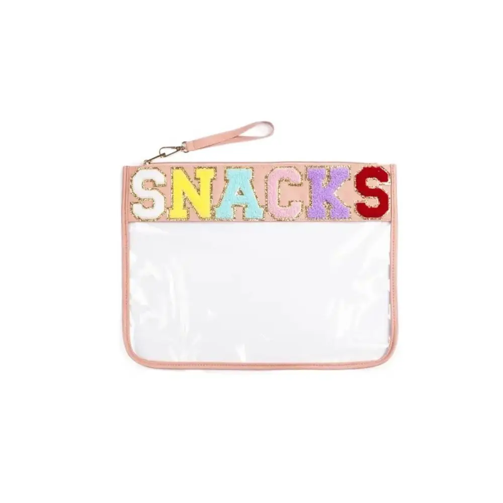 

Transparent PVC Cosmetic Bag Waterproof Portable Make Up Pouches Carry on Large Capacity Handheld Toiletry Organizer Vacation