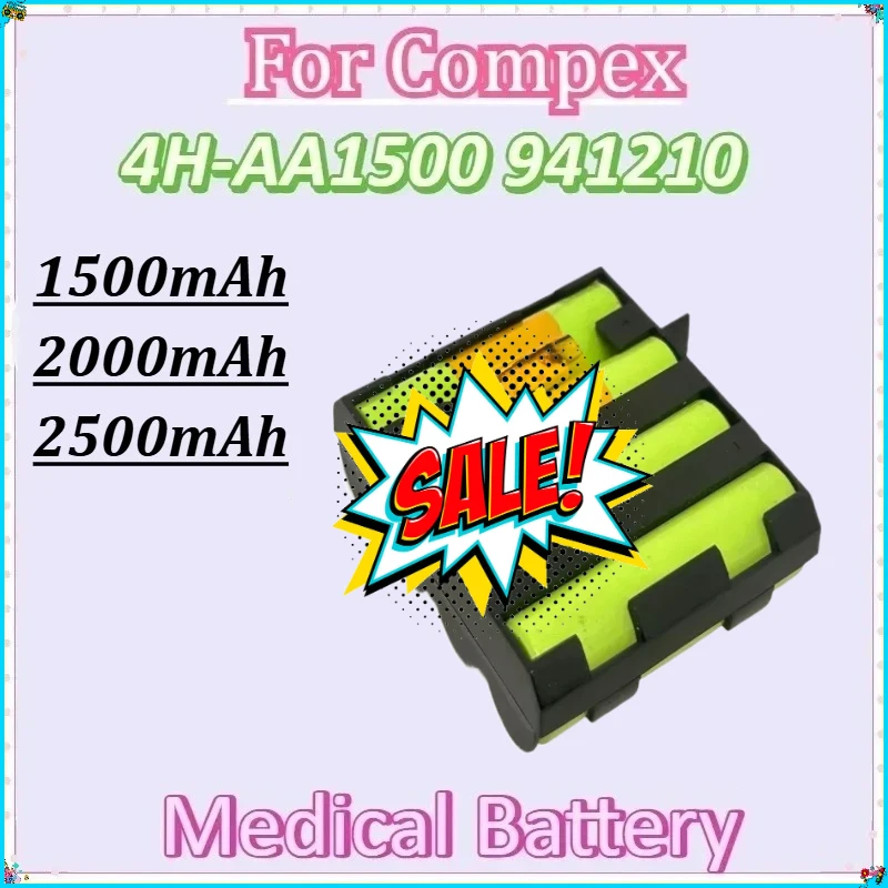 

For Compex 4H-AA1500 941210 Mi-Sport MI-Fitness Runner Enegry Mi-Ready New 1500mAh 2000mAh 2500mAh Medical Battery