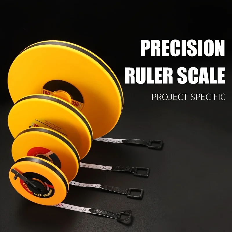 /20/30/50/100 Meters Measuring Ruler Measuring Tape Long Fiberglass Tape Measure Measure Tools