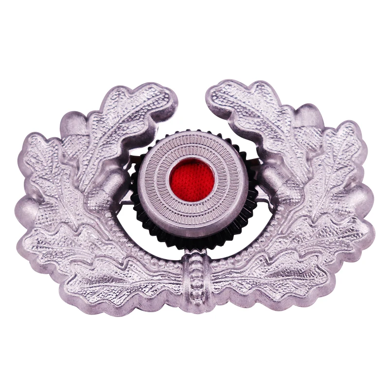 Pasadores de cuello de mochila, accesorios de joyería, insignia de broche militar, Corona y cachada del ejército