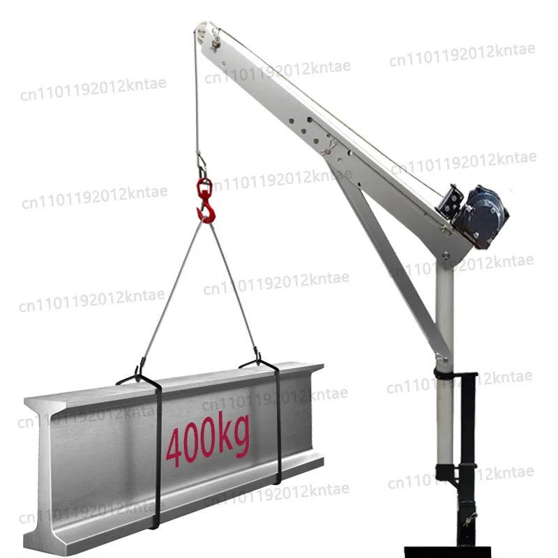Portable Mini Mobile Van Crane For Construction Pickup Moving Materials In Workshops Or Warehouses Small Electric Davit Crane