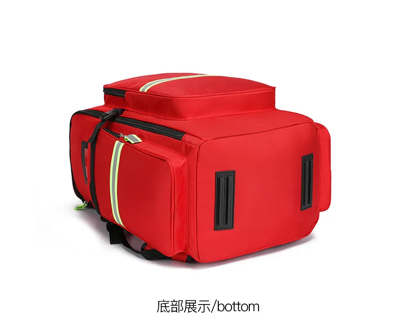 First Aid Kit Empty Emergency Backpack First Responder Trauma Bag Medical Supplies Case for Disaster Relief Field Trips Camping