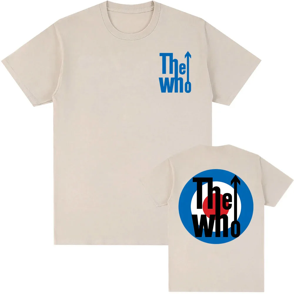 روك باند ذا هو تي شيرت قصير الأكمام الصيف فضفاض بلايز الجرونج موضة الهيب هوب الشارع الشهير للجنسين القطن الرجال تي شيرت س الرقبة