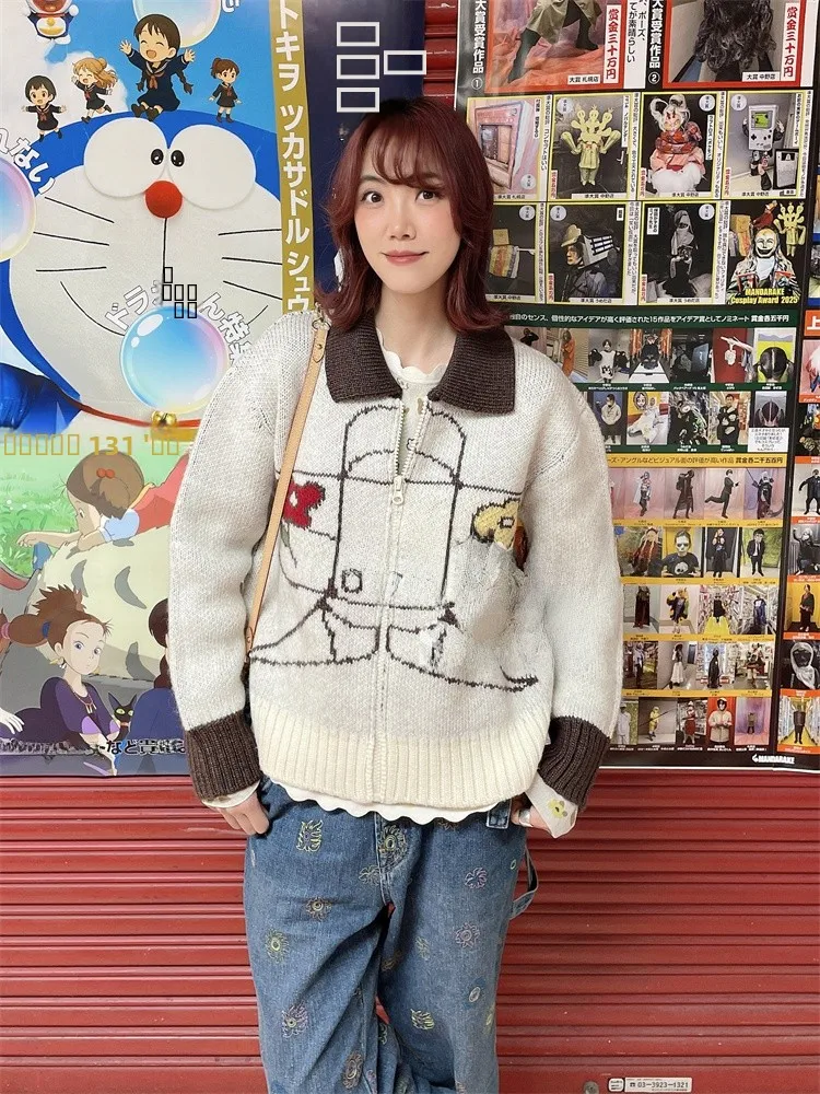 

LERRYMONT Velinda Sbook Kite Color Blo Collar Woolen Top Женский повседневный шерстяной топ с длинными рукавами, вязаная одежда для осеннего сезона