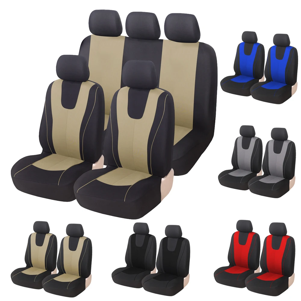 

Front/Rear Car Seat Cover Set For Genesis G70 G80 G90 Coupe Fabric Cover Car Accessories Seat Protector Covers Car Cushion Seats