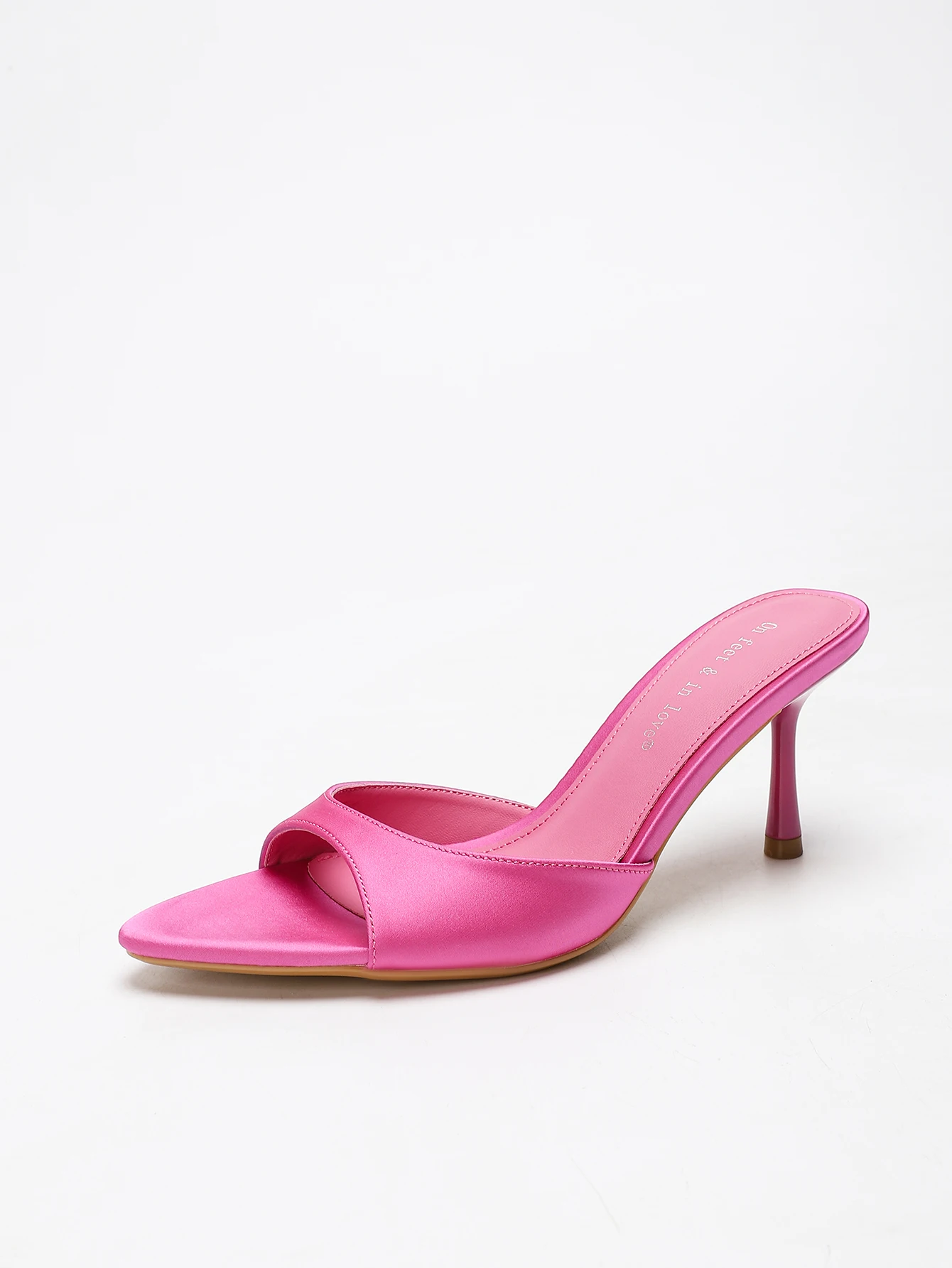 2026 Neueste Modelle Modische Einfarbige Stiletto-Absätze für Damen, Elegante Spitze High Heels für Frauen – Detail 8