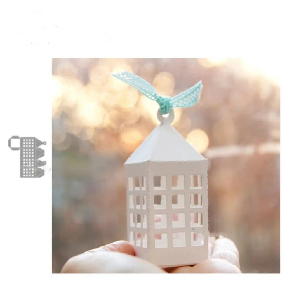 Lantern box Metal Cutting Dies Stencil Scrapbooking Embossing Christmas Card Making Paper Crafts