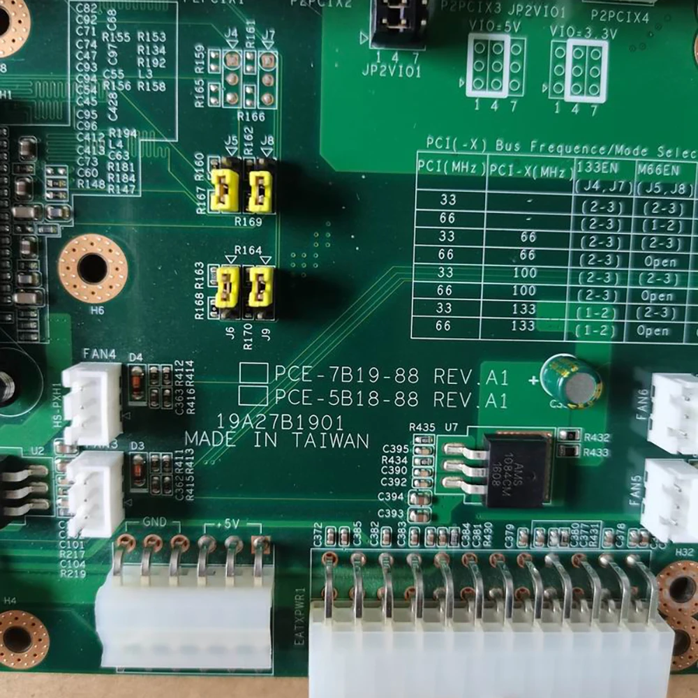 PCE-5B18 For Advantech PCE-5B18-88 REV.A1 64 bit PCI PICMG 1.3 PCE-7B19-88 A1 Industrial Control Motherboard Base Plate