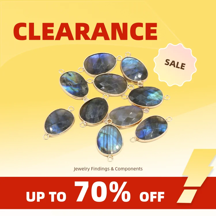 Clearance_1pc Natural Stone Shiny Pendants Gold plated Labradorites Connector for Fashion Jewelry Making Diy Necklace Bracelet C
