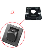 1X Car Rear View Camera Bracket Holder Plate Lights Mount Universal Vehicle Reverse Cam Back Up Holder ABS Black For Kia K3 K3S