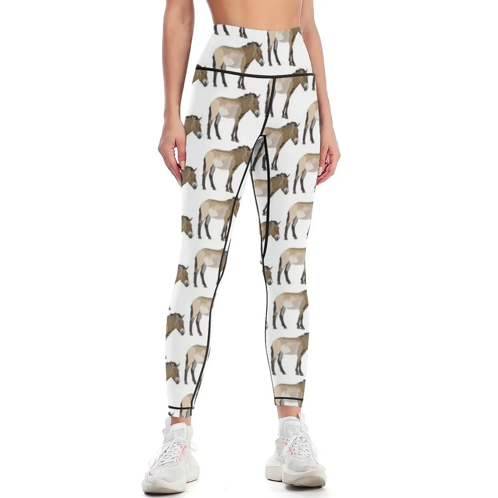 P is Przewalski Horse Leggings Pants sport sports for gym sportswear woman Womens Leggings