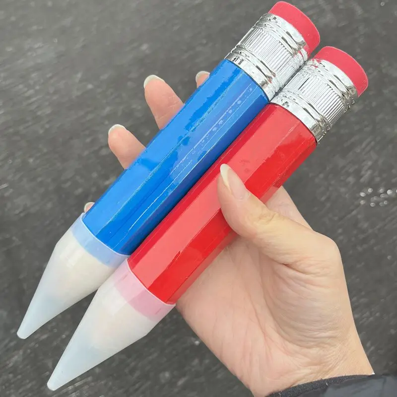 Personalisierter übergroßer Bleistift, übergroßer Bleistift aus Holz, farbiger Riesenstift, kreativer übergroßer Bleistift zum Stressabbau, neues PROD