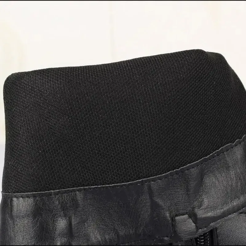 Shoes for Men Brand Designer Cowboy Boots Autumn Casual Motorcycle Boots Fashion Black Winter Shoes Genuine Leather Shoe Zapatos