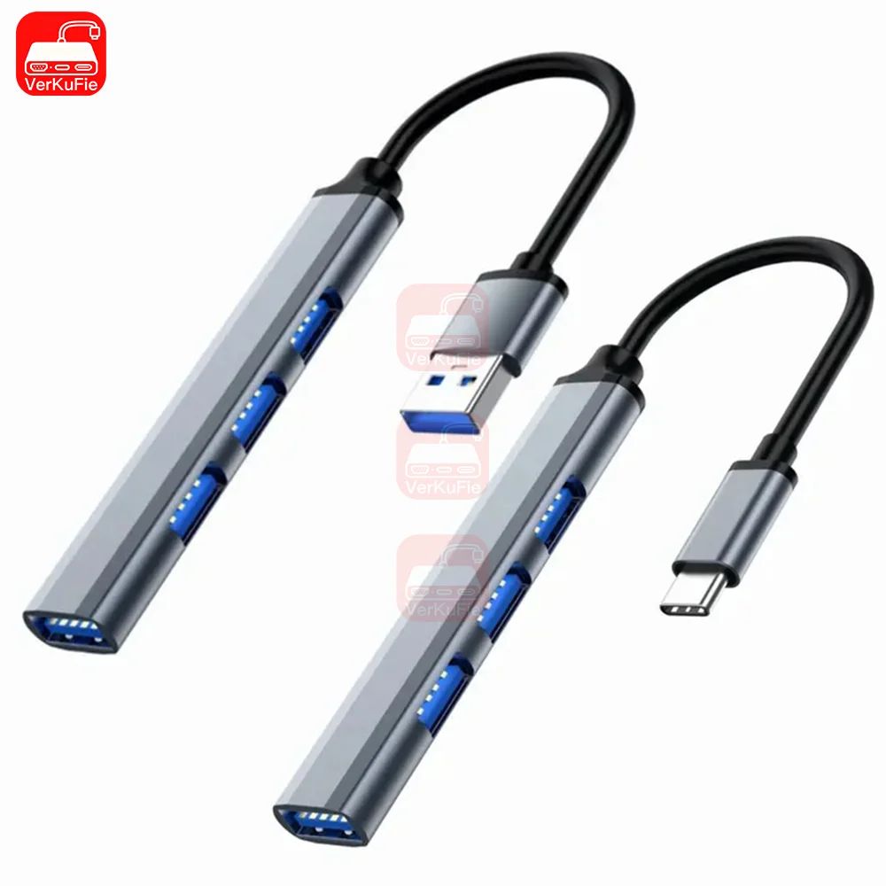 4-Port USB-C Hub 3.…