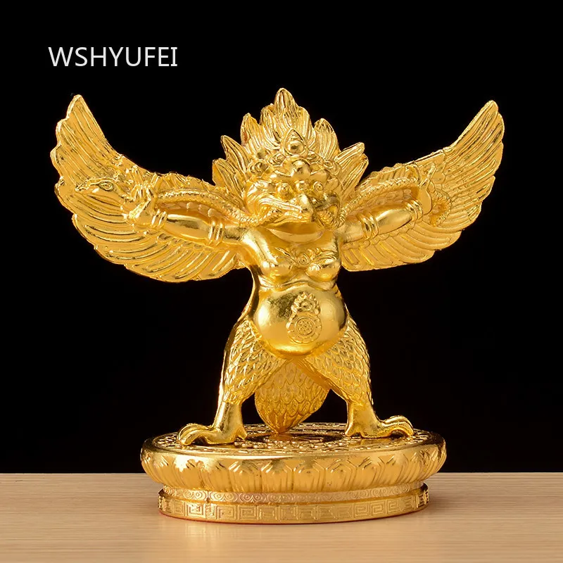 Dapeng Bird Ornament Tibetan Ethnic Style Alloy Decoration Living Room and Buddhist Hall Decorations Household Small Ornaments