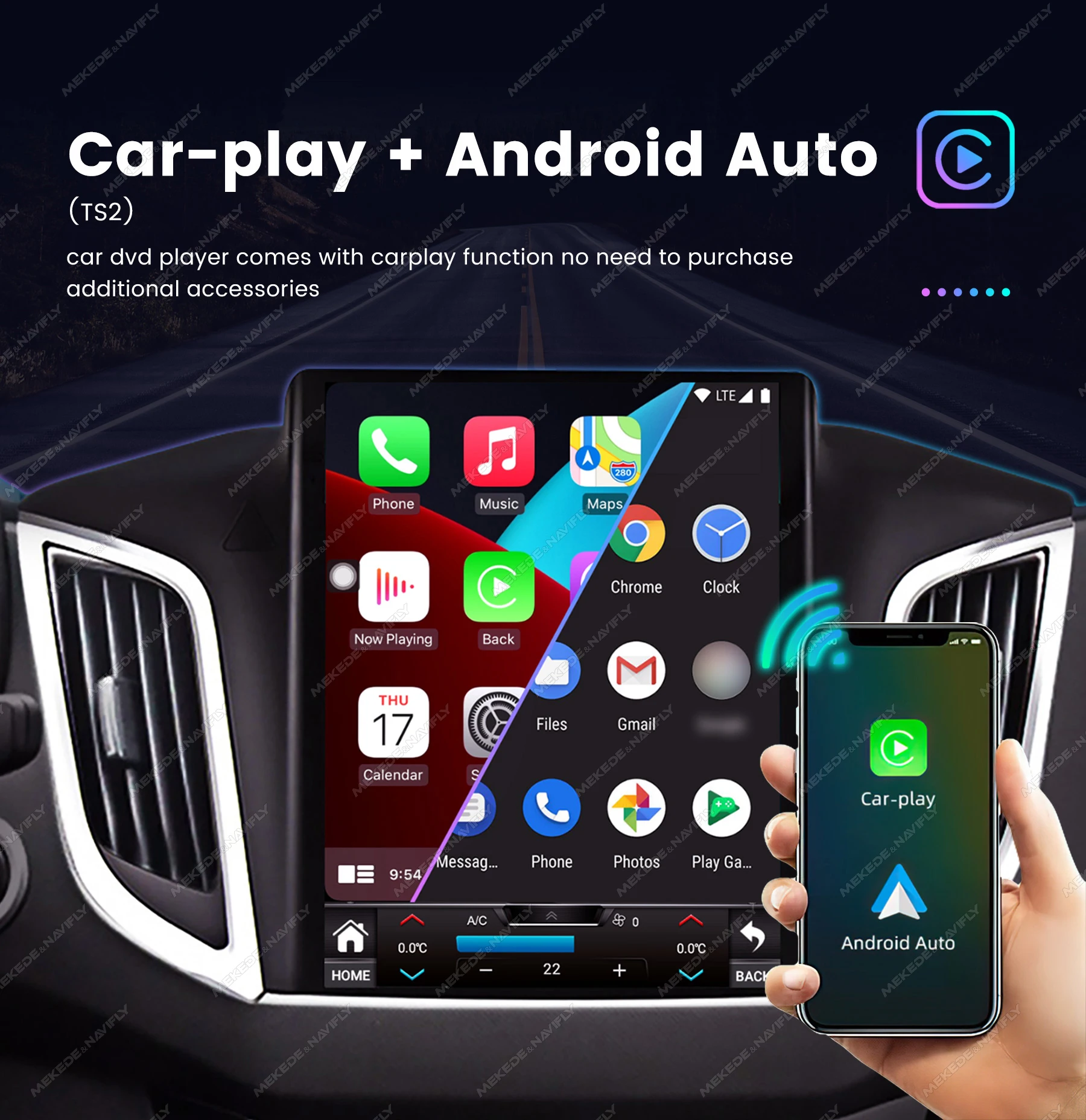 Autoradio Carplay per Renault Megane 4 Samsung Koleos \