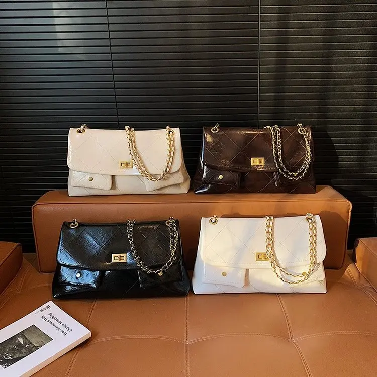 

Роскошные модные простые сумки для подгузников для женщин, минималистичная классическая сумка через плечо, элегантная кожаная сумка для поездок на работу, лучшая сумка Superstar Show