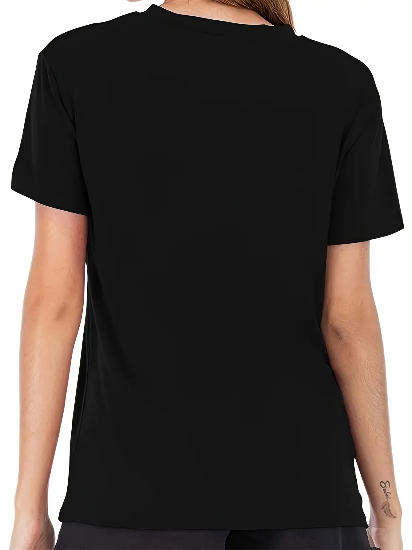 Gothic style loose dark gray T-shirt - vintage distressed 