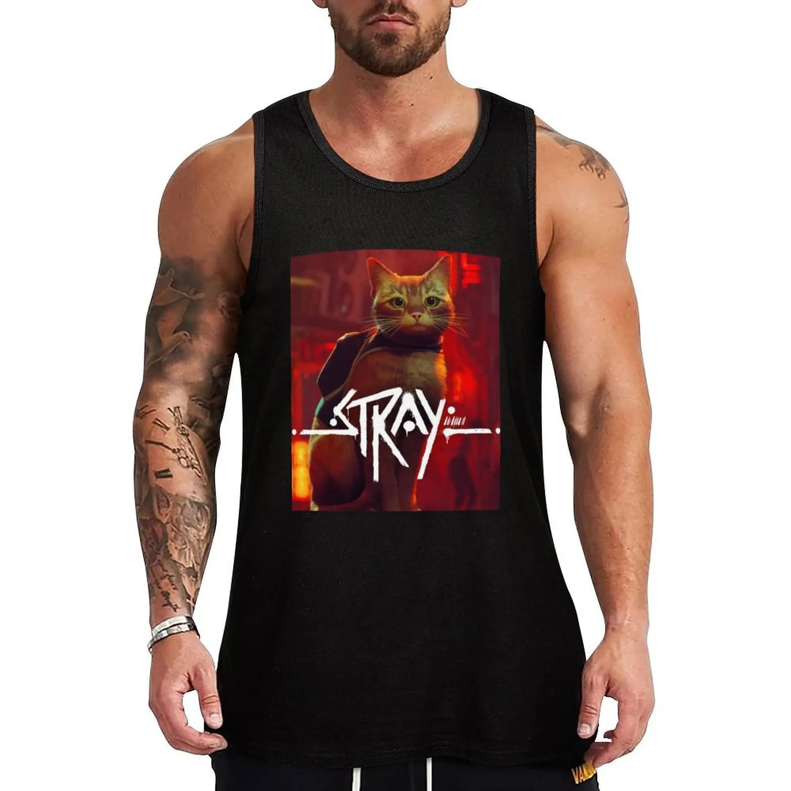 Stray Game Tank Top Breathable Athletic Tank Top Workout Quick Dry Shirt