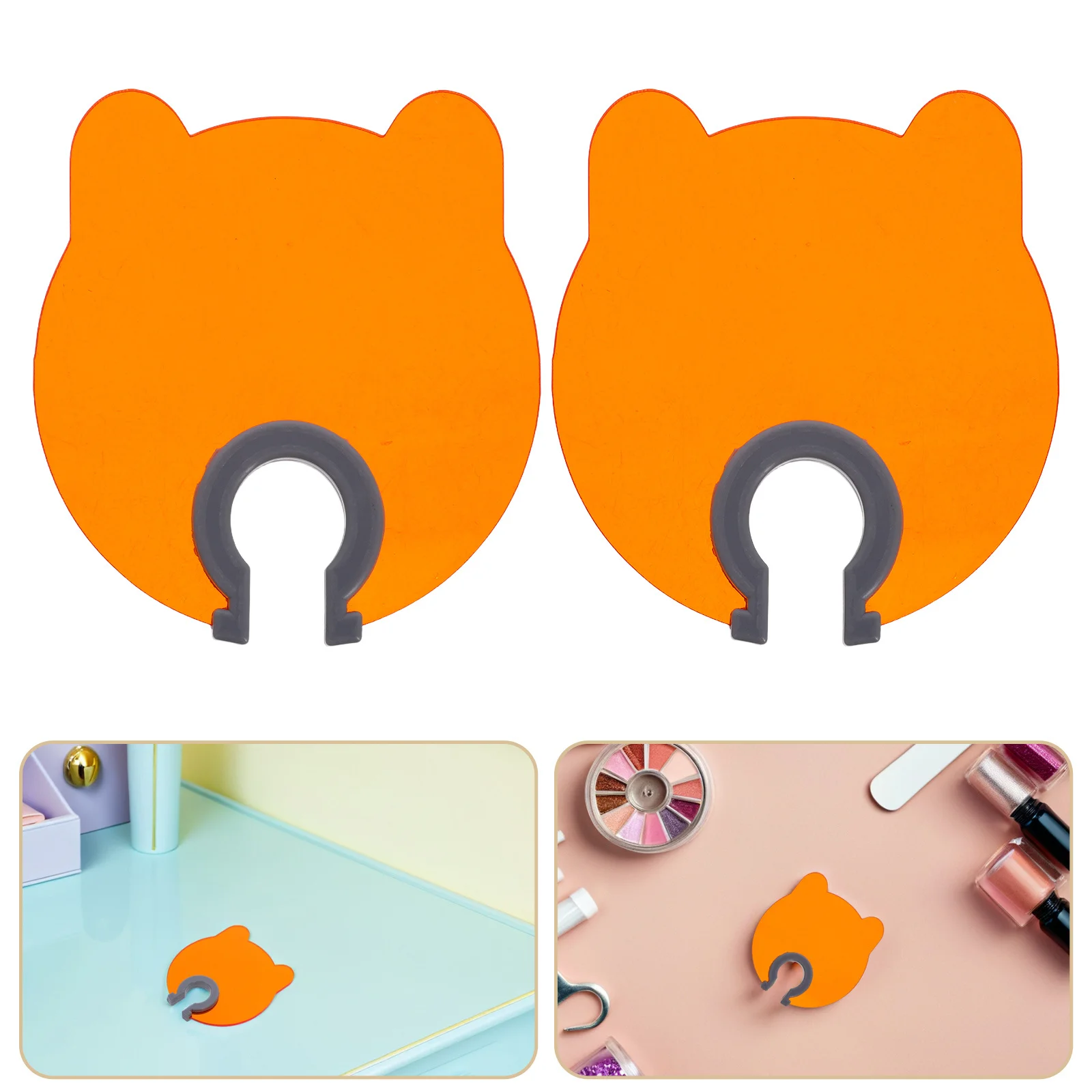 

2Pcs Uv Nail Lamp Shield Eye Protection Cover Blue Light Blocking for Salon and Home Use Desk Nail Light Shield