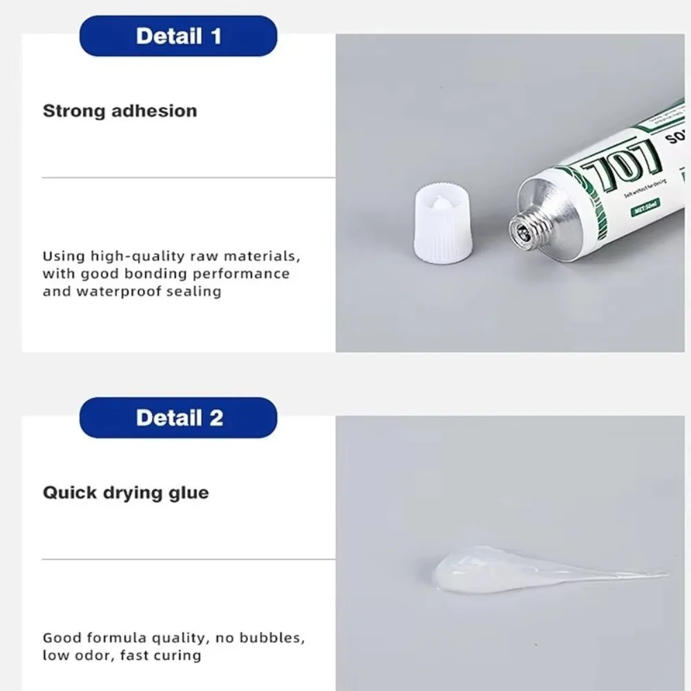 50ML Long-Lasting Anti-Slip Sock Glue Fabrics Appliances Fast-Drying Sock Grip Enhancer Multi-Use Strong Grip Anti-Slip Gloves