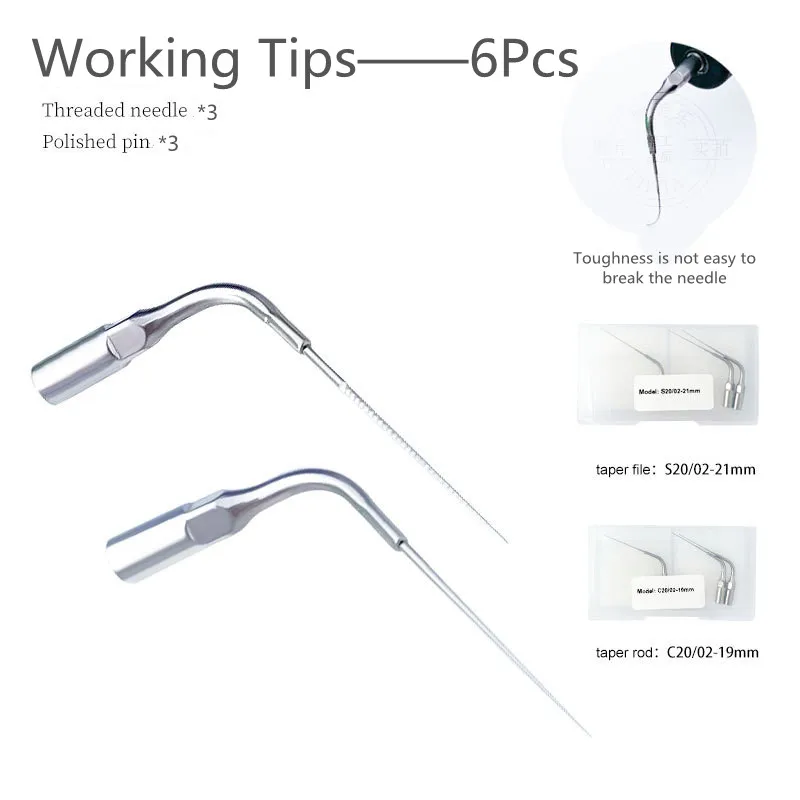 

40KHz Dental Endo Ultra Activator Wireless Root Canal Treatment Preparation Machine with 6pcs Autoclavable Activator Tips