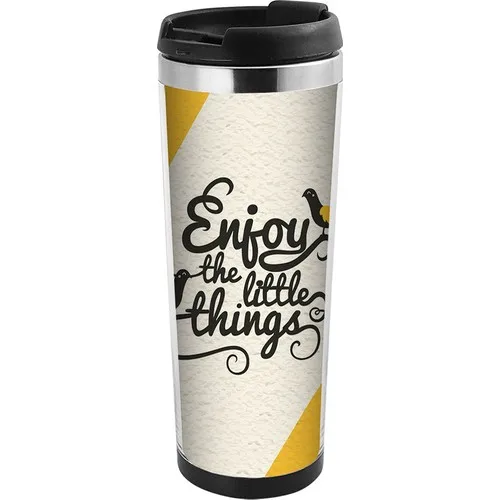 Allmug In-Steel Color Thermos-Enjoy The Little Things