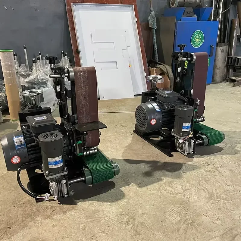 Fully Automatic Benchtop , Polishing Belt Sander, Stainls Steel Plate Wire Drawing , Metal Deburring hine