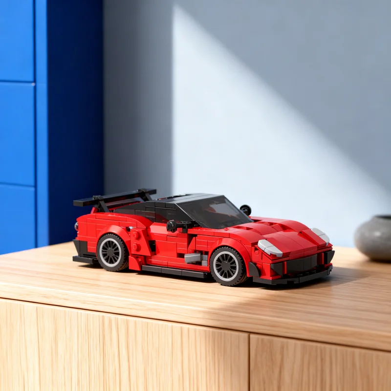 

371pcs MOC Ferrariesd 599XX Evolution City Champions Model Building Blocks DIY Gift Creative Collectible Display Decor Premium