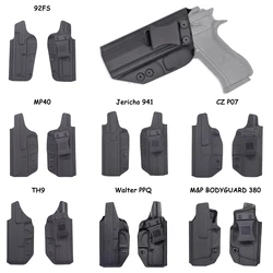 Jericho941 CZ P07 pistoolholster M&P 380 Walter PPQ MP40 binnen taille verborgen riemclip 92FS TH9 IWB enkele stapel tijdschriftzakje