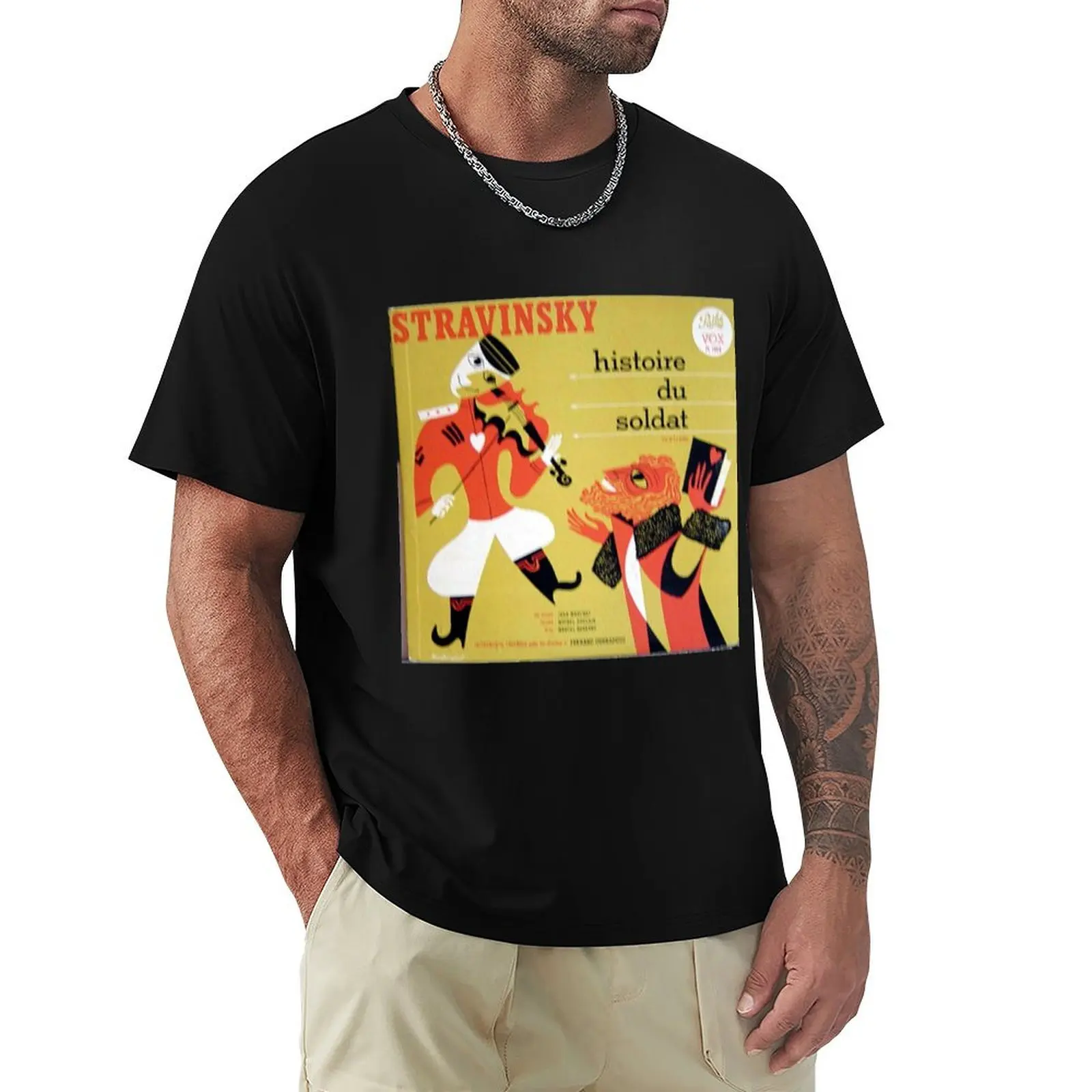 Stravinsky, Histoire du Soldat T-Shirt man t shirt summer T-Shirt